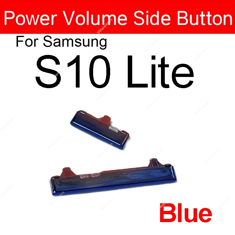 Фото Регулировка кнопки регулировки громкости для Samsung Galaxy S10 Plus Lite 4G 5G S10E G973F G975F G970F G770F Детали боковой кнопки питания №5