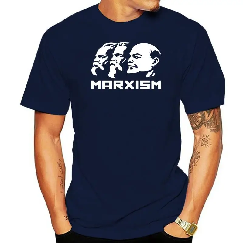 

Summer 100% Cotton Normal Marxism Cccp Ussr Russian Russia 100% Cotton Short Sleeve Summer T-Shirt