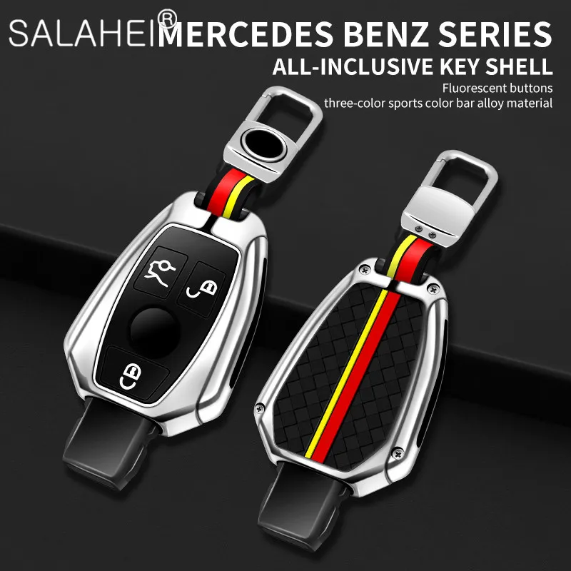 

Чехол из цинкового сплава для ключей Mercedes Benz CLA CLS GLK GLC W176 W221 W204 AMG