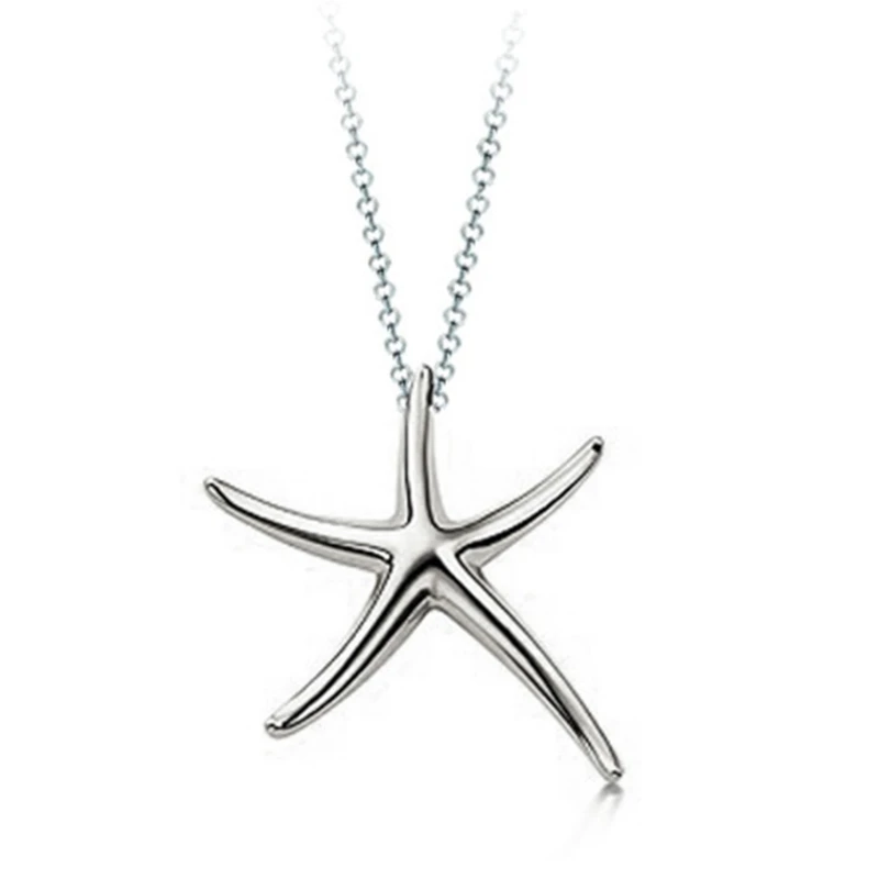 

Ожерелья с подвеской в виде морской звезды регулируемое ожерелье кулон в виде морской звезды чокер для пляжа 57BD