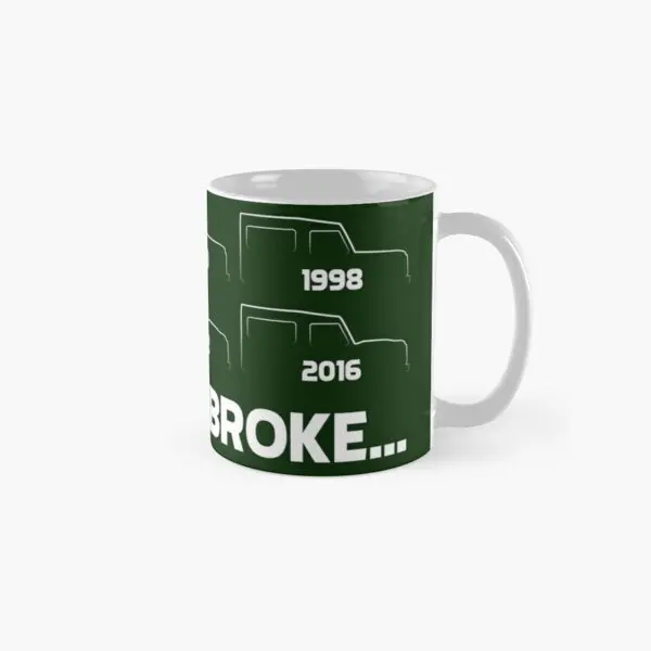 

If It Ai Not Broke White Text Classi Mug Gifts Photo Coffee Picture Image Drinkware Simple Handle Round Tea Cup Design Printed