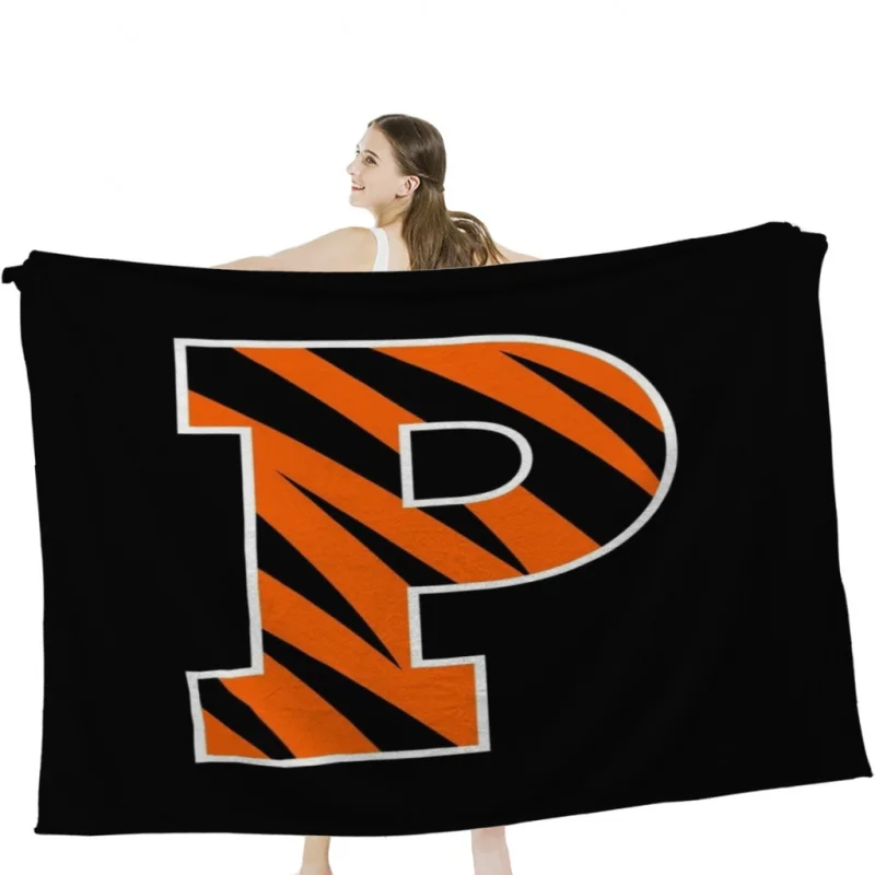 

Princeton-tigers Throw Blankets Tufting Blanket For Travel Light Dorm Room Essentials Luxury Thicken Blanket