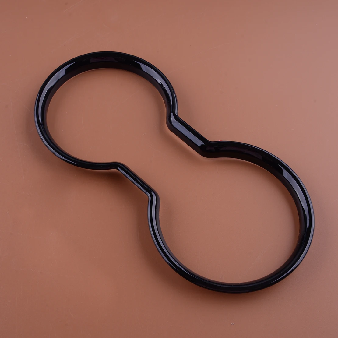 

Автомобильная центральная консоль держатель стакана для воды отделка крышки рамка подходит для Jeep Wrangler JK 2011 2012 2013 2014 2015 2016 2017 2018 Черный ABS