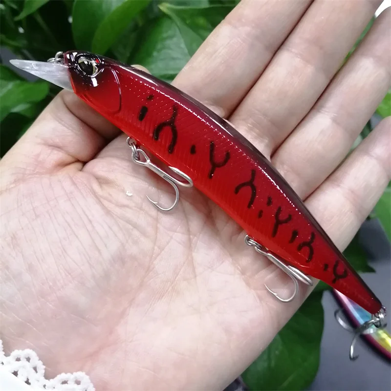 1 шт. 120 мм 17 г плавающие приманки в виде гольяна для рыбной ловли соленой воде