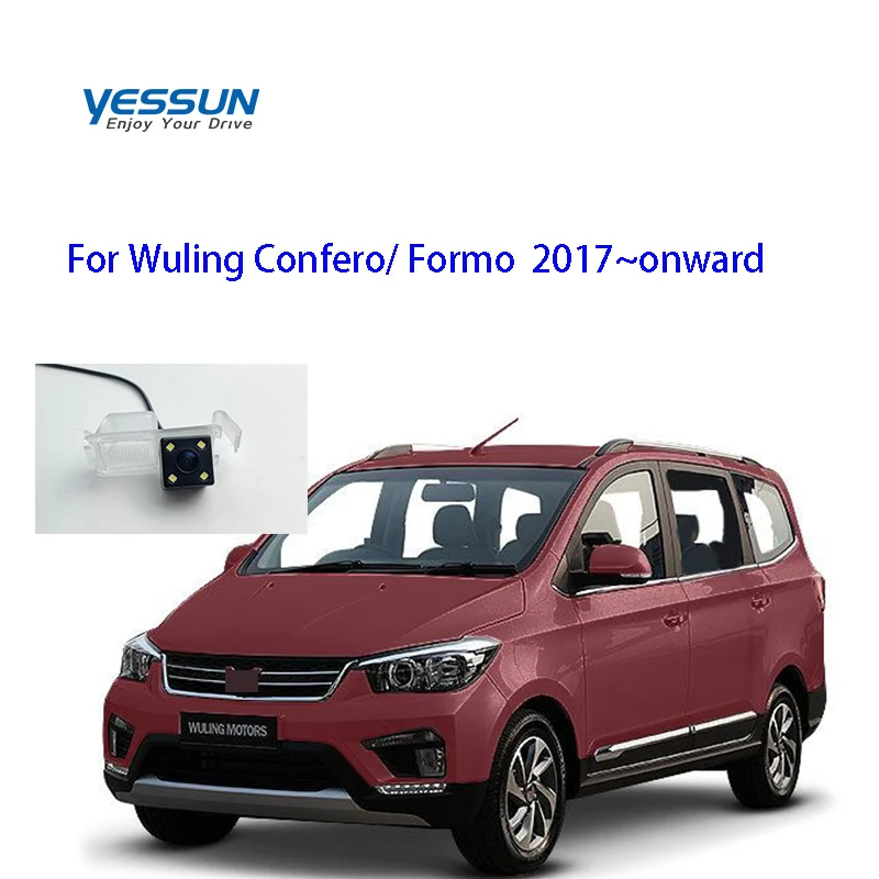 

Yessun Reverse camera For For Wuling Confero Formo 2017~2023 night vision Rear View camera vehical backup license plate camera