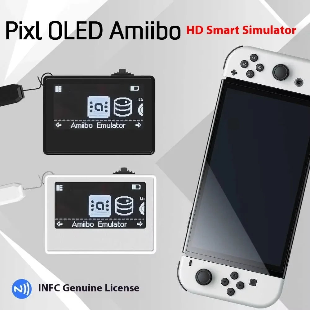iNFC Pixl Amiibo OLED HD эмулятор интеллектуальный симулятор аксессуары для Nintendo Switch