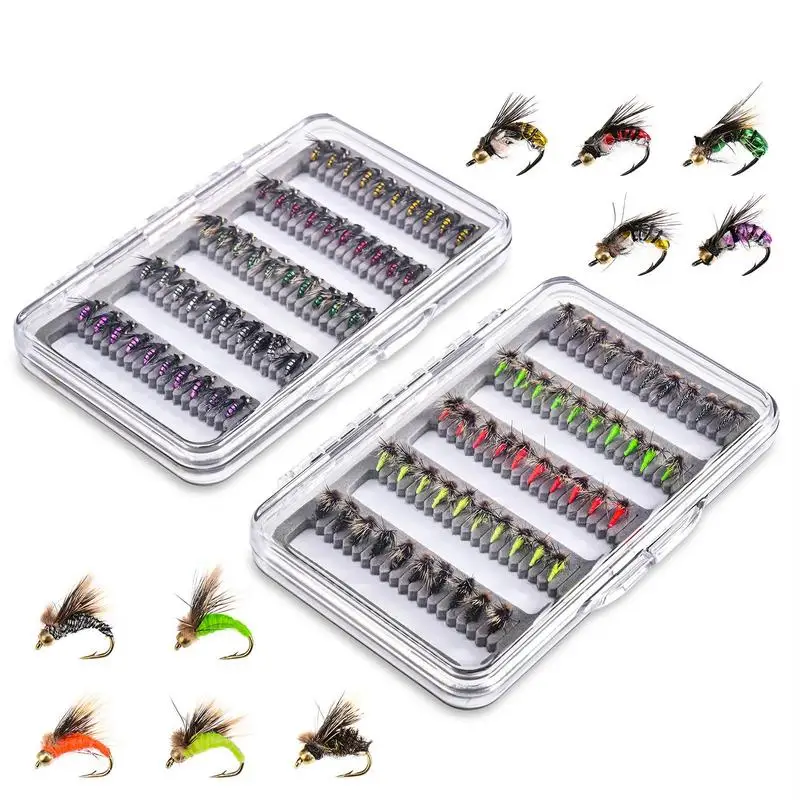 

Bass Allure Fishing Hook Fishing Flying Lure Set Competition Trout Fishing Hooks Dry Lures Portable Sea Fishing Gear For Sea