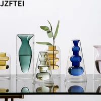 glass vase for farmhouse home wedding decor table centerpieces decor transparent flower arrangement vase for living room glasses