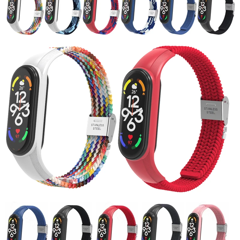 

For Xiaomi Mi Band 7 Strap Bracelet For Xiomi MiBand 7 6 5 4 3 Band7 Band6 Belt Watchband Straps Xiami Mi7 Mi6 Watch Wristband