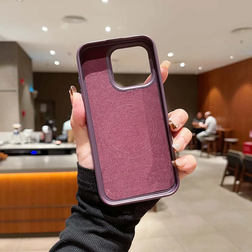 Чехол С ВОЛНИСТЫМ рисунком для iPhone 15 14 Plus13 12 Pro Max Plus Magsafe ткань беспроводной