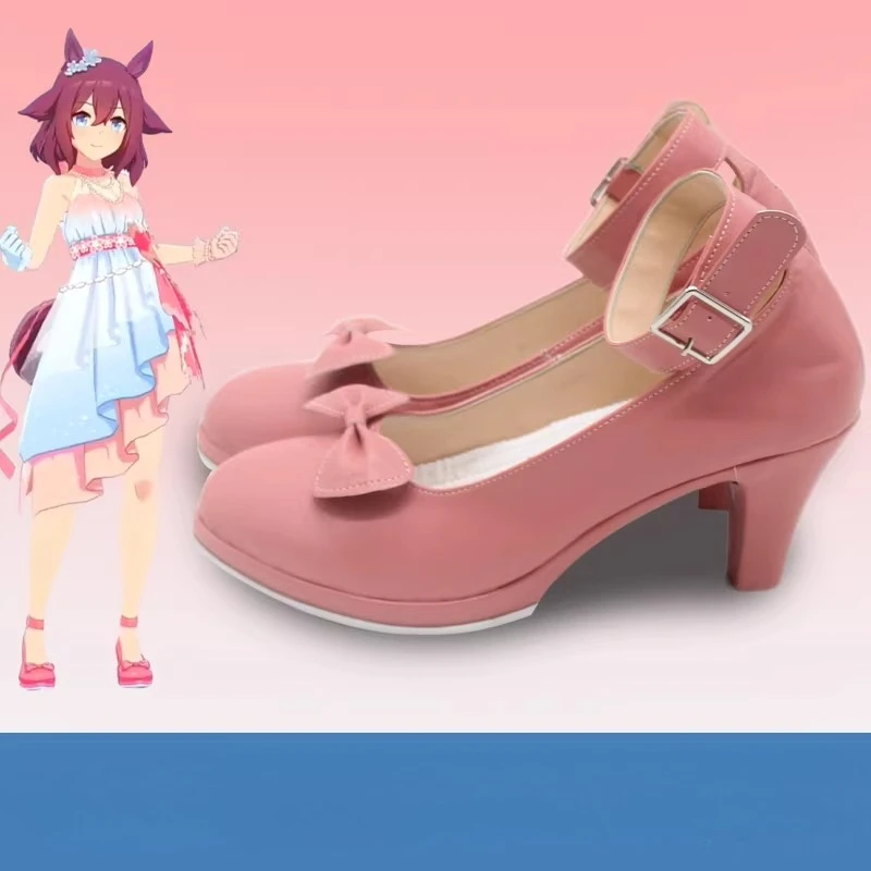 Фото Обувь для косплея по мотивам аниме Pretty Sakura Chiyono O, изготовленная на заказ, ботинки, реквизит для Хэллоуина и карнавала №3