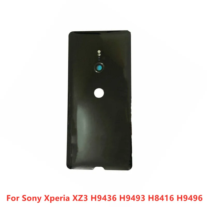 Replacement Parts Glass Back Battery Cover Rear Door Case Housing With Camera Lens For Sony Xperia XZ3 H9436 H9493 H8416 H9496
