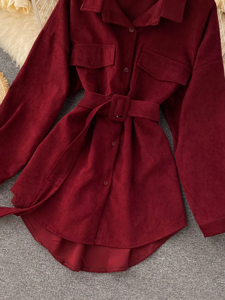 Женские новые весенне-осенние рубашки в стиле ретро рубашка с длинными рукавами