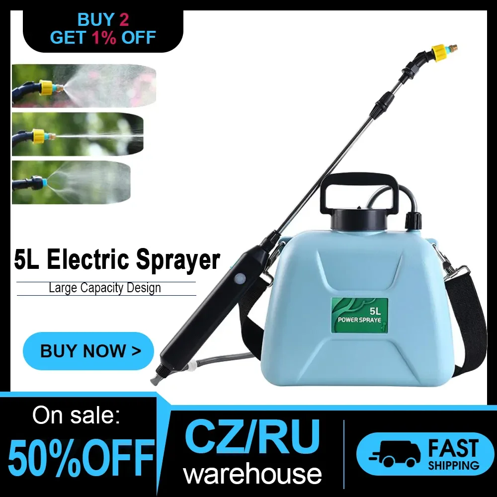

5L Sprayer Garden Automatic Atomization Shouldered Sprinkler Sprayer Garden Plants Sprayer Watering Garden Irrigation