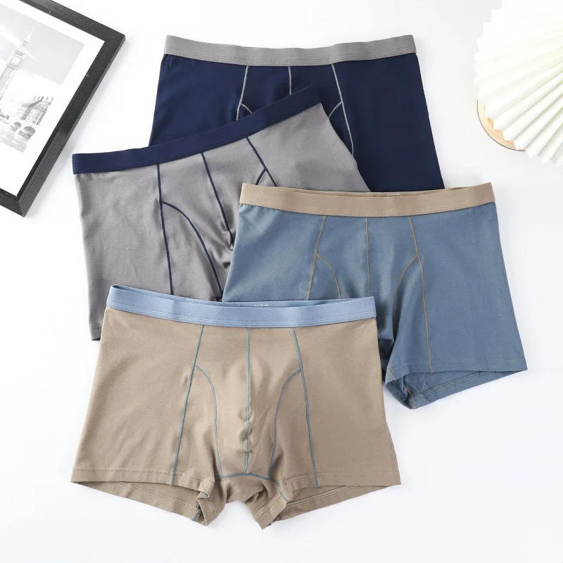

Mens Panties Cotton Boxer Shorts Underwear For Men Undies Breathable U Convex Pouch Male Underpants Cozy Sexy Boxershorts Cuecas