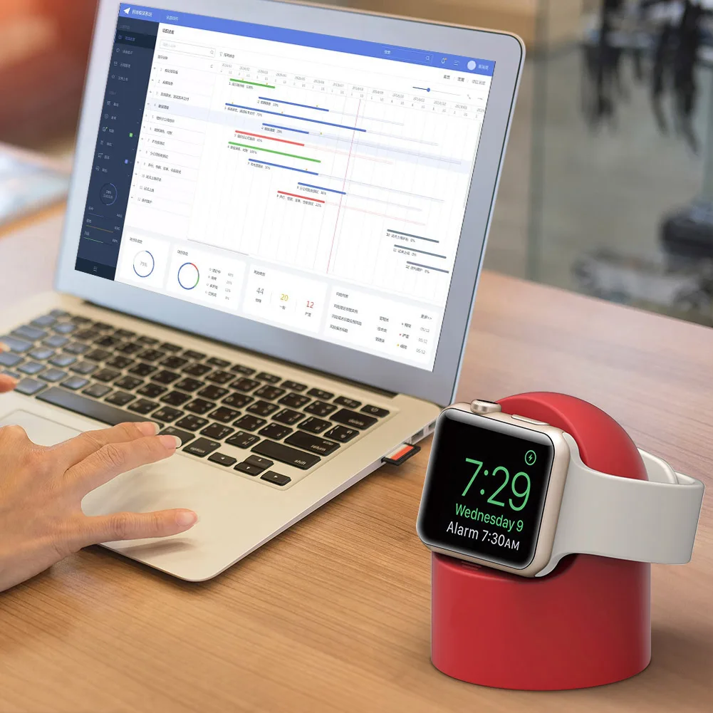 Силиконовый держатель-подставка для Apple Watch Ultra держатель зарядной док-станции 49