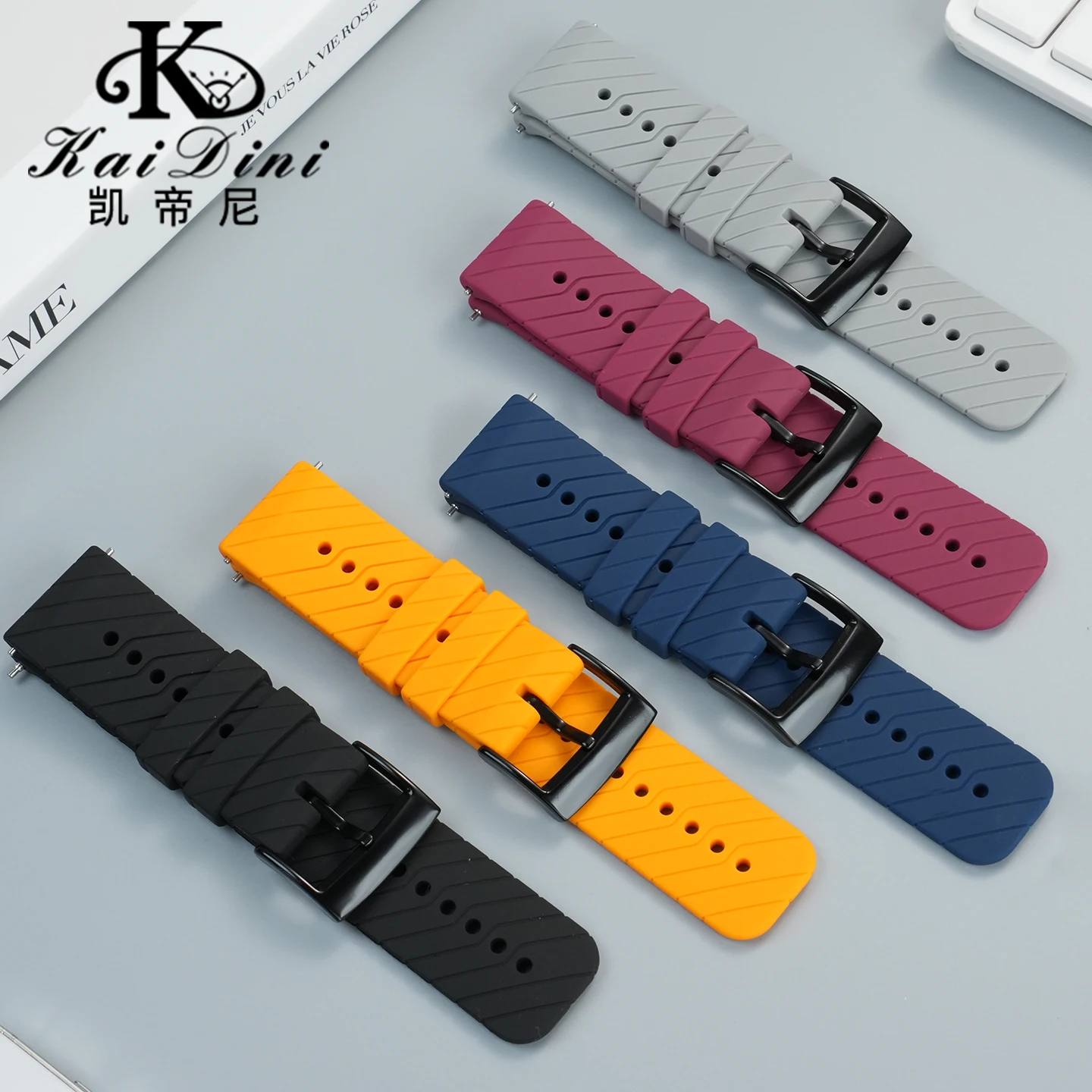 Фото Силиконовый ремешок для часов 24 мм для suunto 9/suunto 9 baro/suunto D5, умные браслеты Suunto 7/Spartan Sport Wrist HR, резиновый ремешок №2