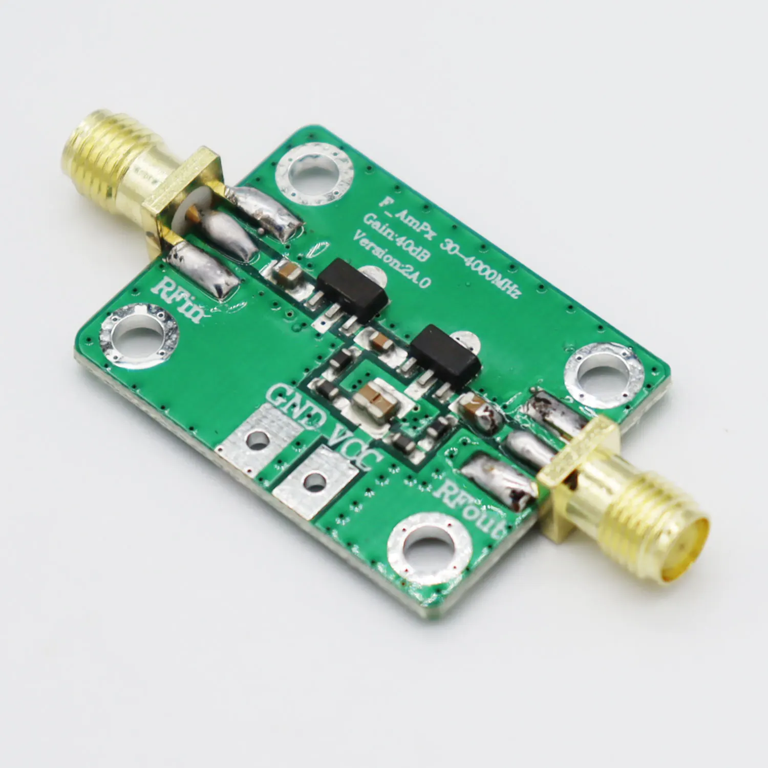 NEW 30-4000mhz RF Wideband Amplifier Gain 40dB Low Noise LNA Board Modules DC 5V 50Ω for FM HF VHFf/UHF |
