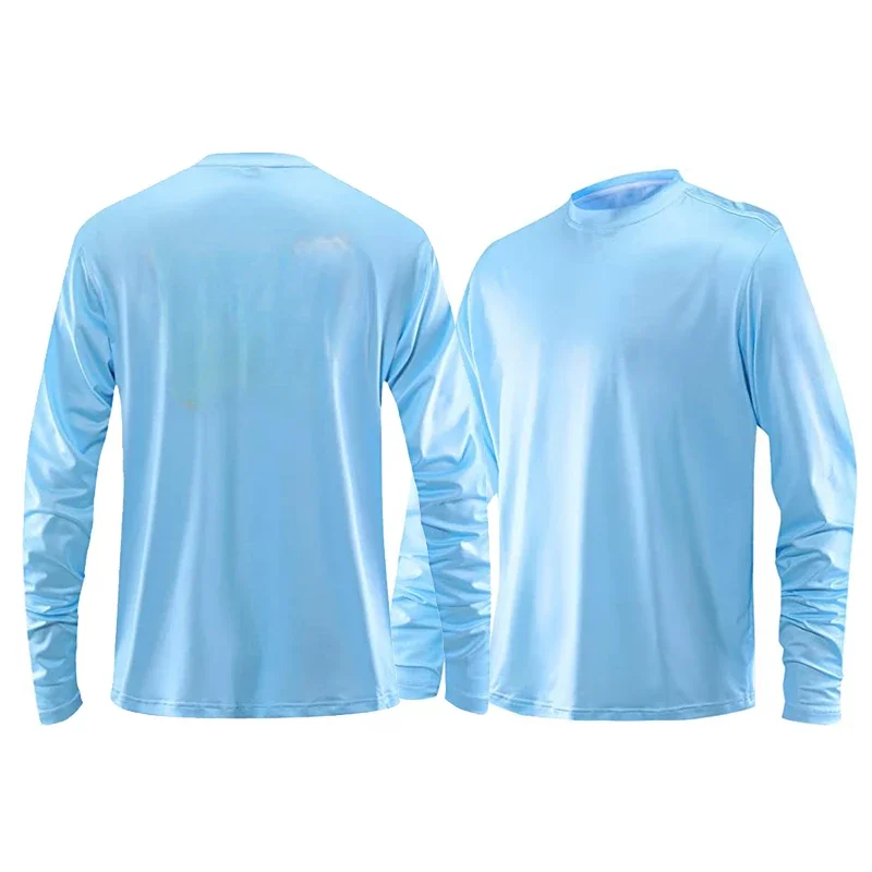 Футболка мужская с длинным рукавом дышащий свитшот защитой от УФ излучения