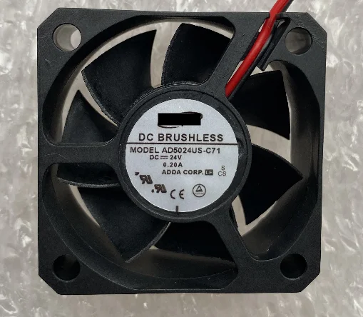Оригинальный AD5024US-C71 24V 0.20A 5CM 5020 2-проводной инверторный охлаждающий вентилятор