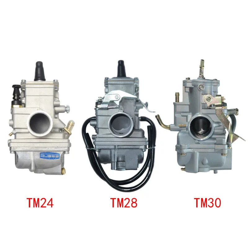 Фото Мотоциклетный плоский слайд-карбюратор, карбюратор для Mikuni TM24 TM28 TM30 TM TMX 50-650cc, 2/4-тактный двигатель CR250 KX125 KX150 №4