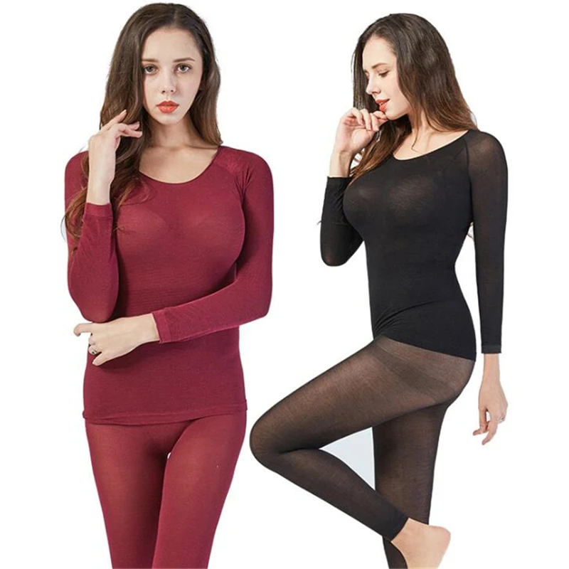 Seamless Johns Clothes Long Warm Warm For Sexy Thermos Men Underwear Underwear Thermal Winter Women Set