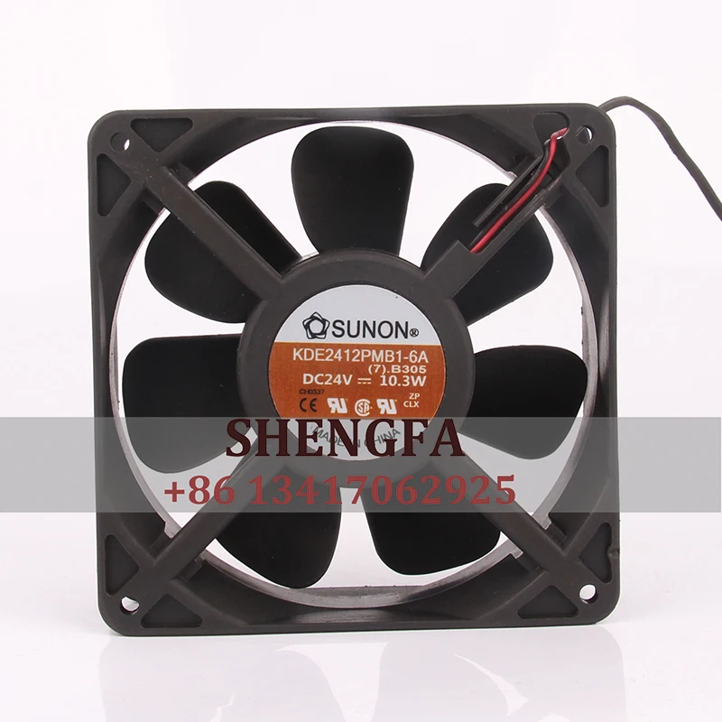 SUNON KDE2412PMB1-6A чехол Вентилятор охлаждения 12 в 48 В постоянного тока 24 В 10,3 Вт EC AC 12038x38 мм 12 см двухшариковый подшипник Siemens Инвертор