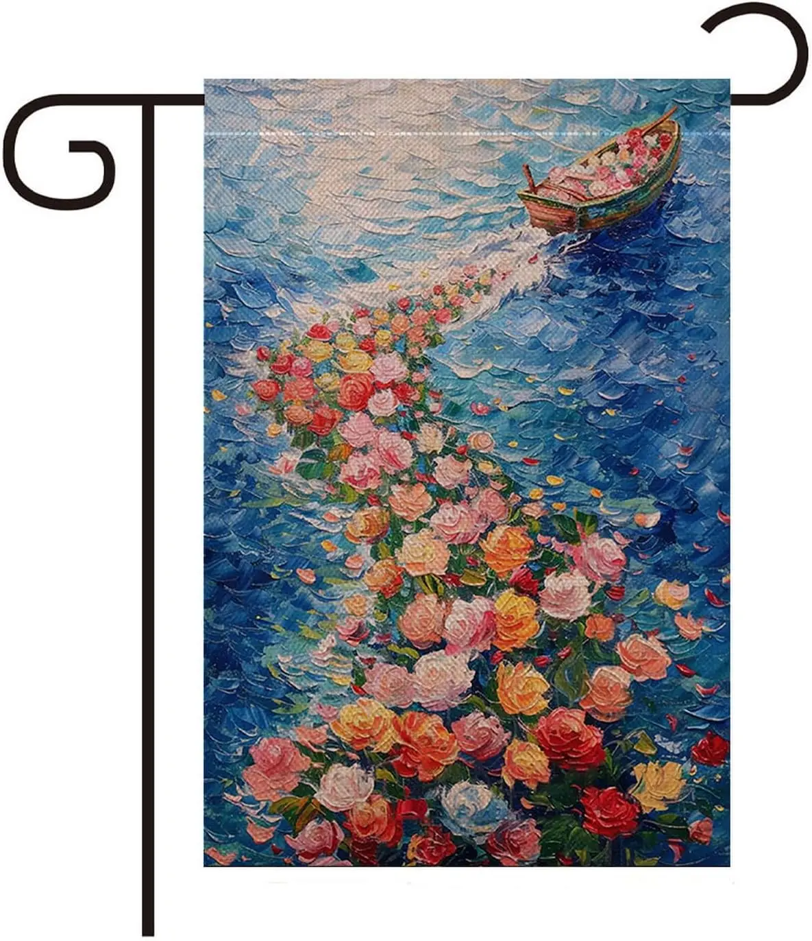 Весенний цветочный садовый флаг 12 x 18 дюймов двухсторонние садовые флаги из