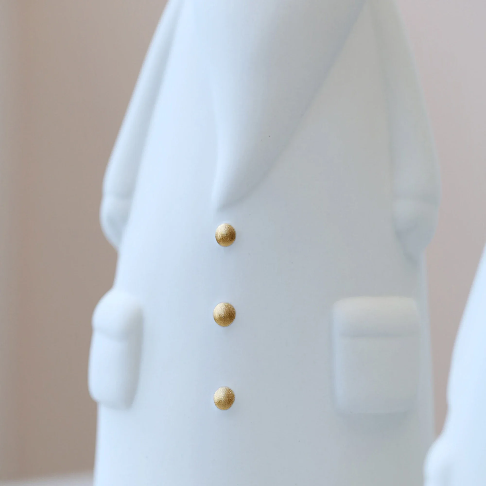 Украшение санта клауса отца рождество предмет мебели белый керамический