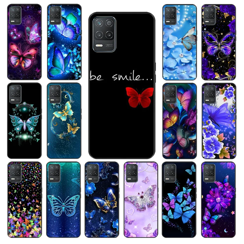 

Butterfly Phone Case for OPPO Realme GT 2 Pro X2 Pro XT C25S 8 7 6 Pro 6i GT Master C3 C21 C21Y C11 X3 SuperZoom
