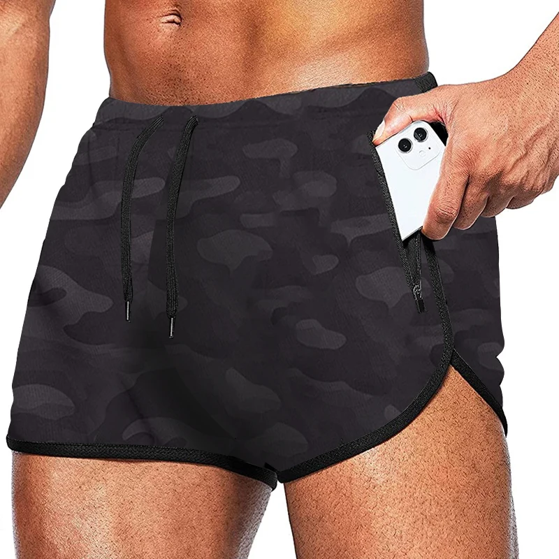 

Summer Men's Casual Shorts Sportswear Quick Dry Track Joggers Short Pants Brand Gyms Homme Clothing Board Beach Shorts Men