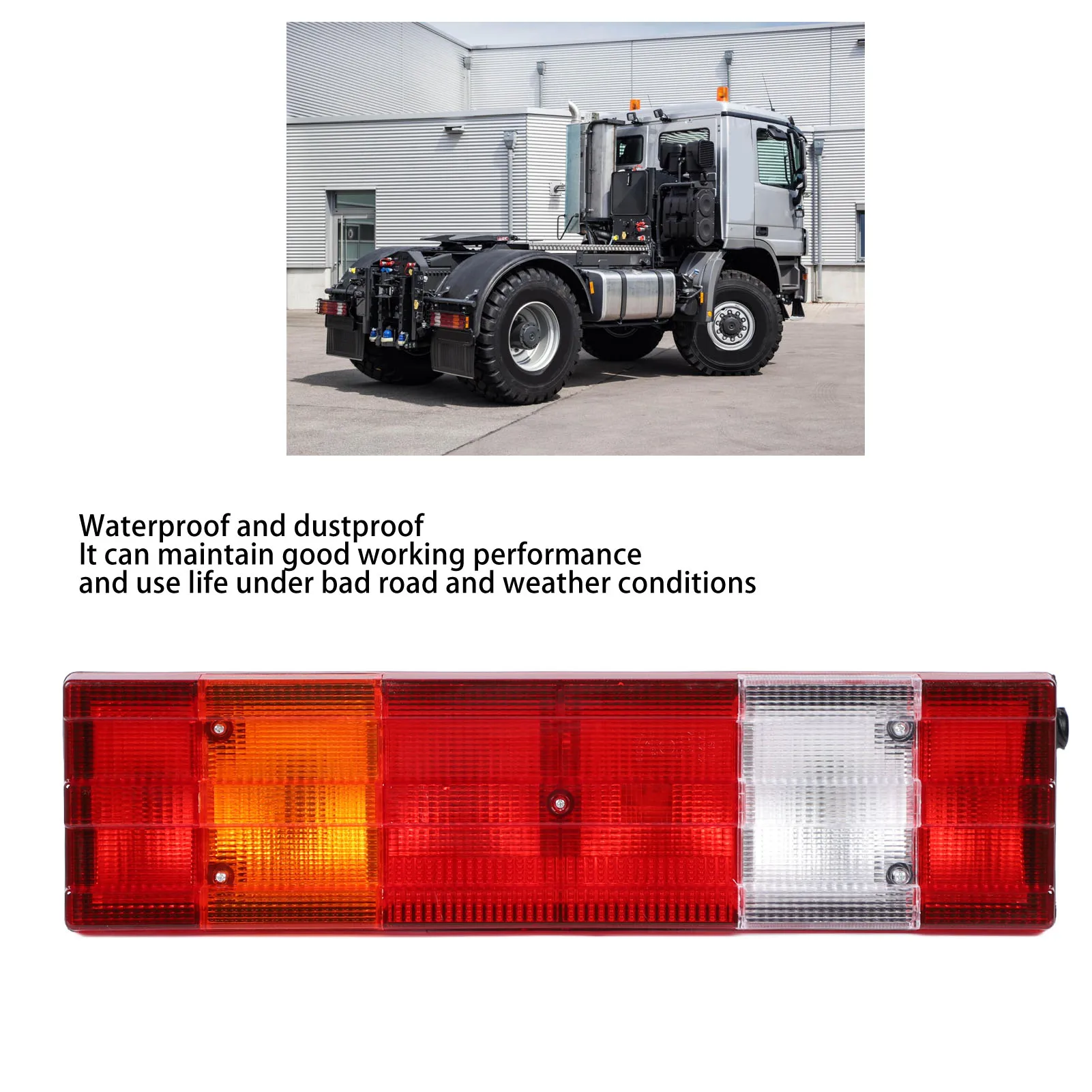 Задняя крышка грузовика водонепроницаемый ударопрочный корпус ABS PC замена для Benz