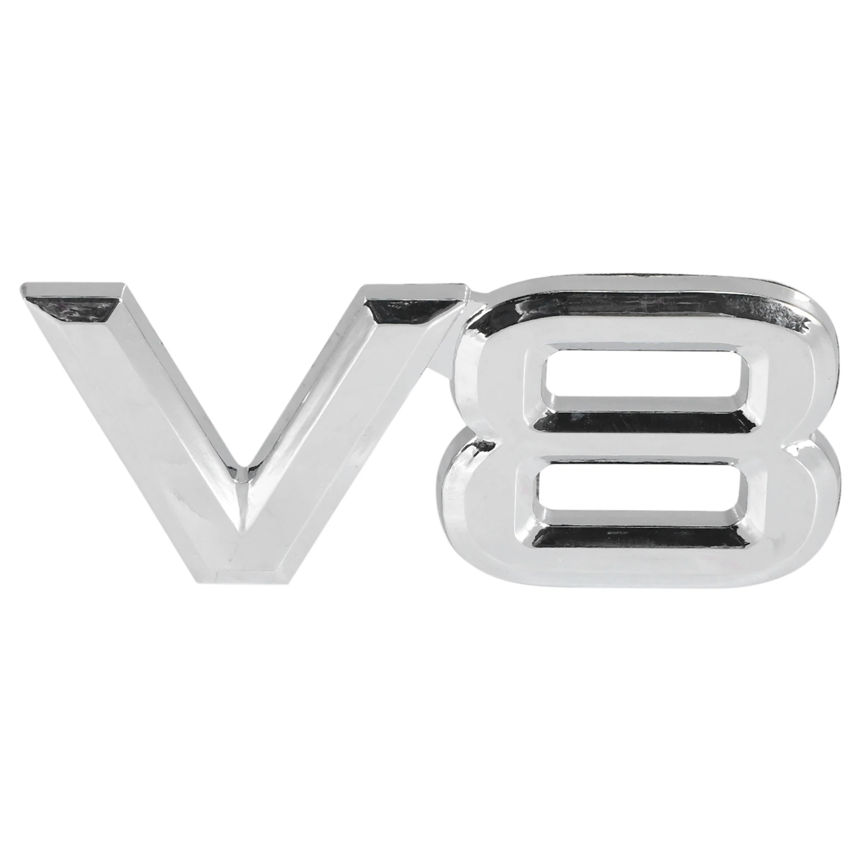 

7.5x3.5cm Auto car V8 stickers 3D Chrome Sticker Badge Emblem