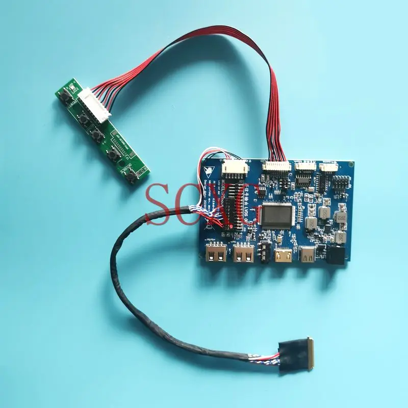 

Fit LTN156HT01 Laptop Monitor Mini HDMI-Compatible 862 Driver Controller Board Kit DIY TYPE-C 2-USB 40-Pin LVDS 1920*1080 15.6"