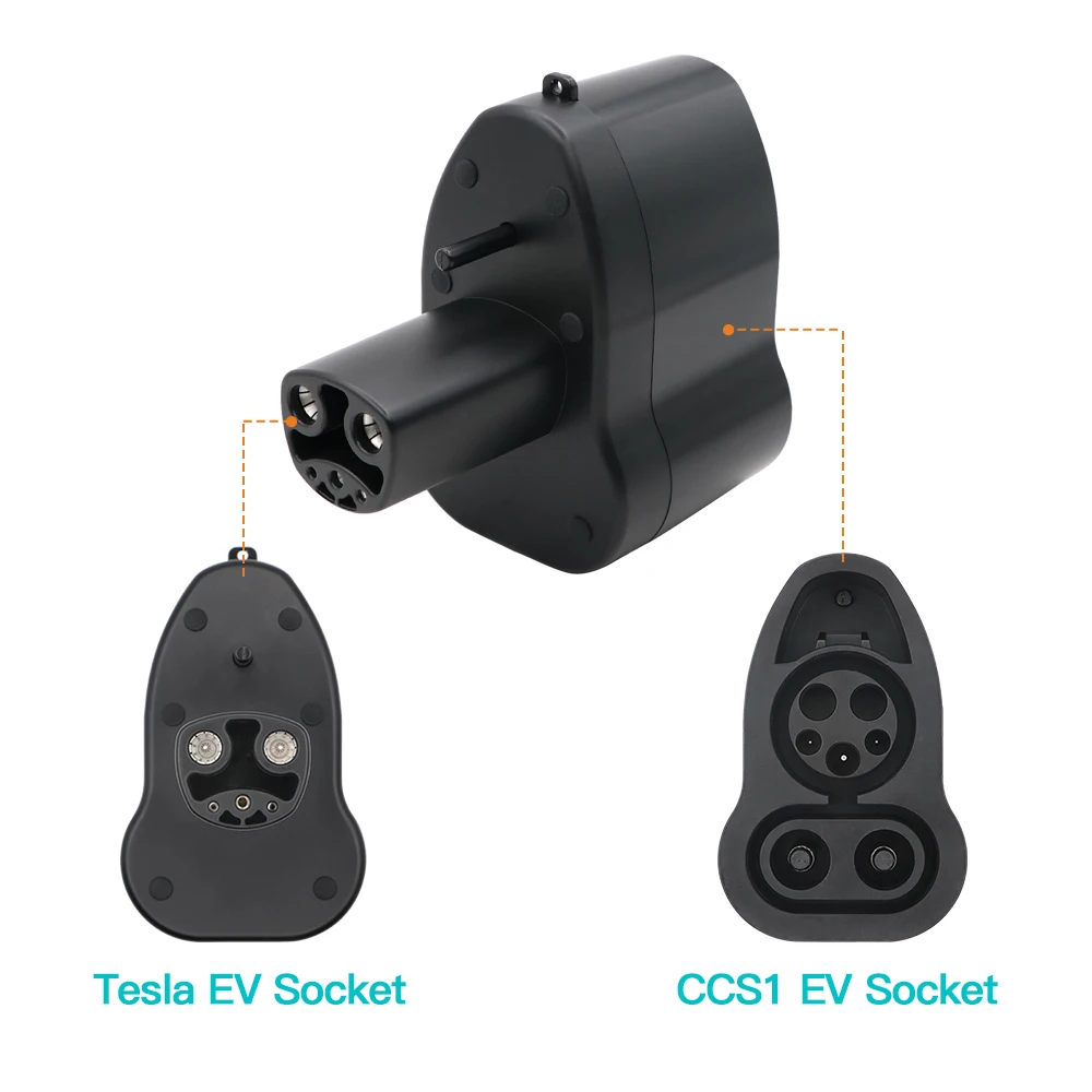 Адаптер зарядного устройства GOODCELL CCS1 на NACS совместимый с Tesla Model 3/X/Y максимальная