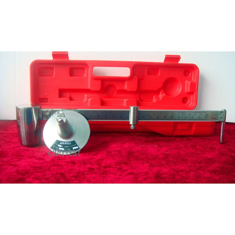 

Lab Stainless steel Mud Balance Slurry Testing Drilling Fluids Pressurized Mud Liquid Density Meter mud density.