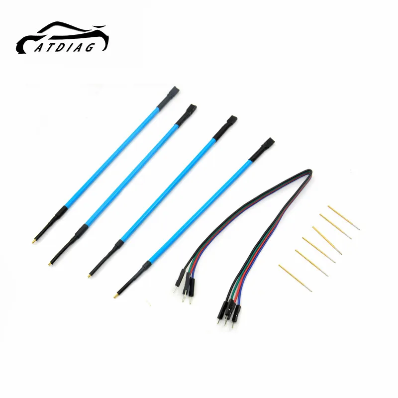 Новейшие 4 шт./компл. зондовые ручки, полный набор светодиодных штырьков BDM для тюнинга микросхем, светильник ка
