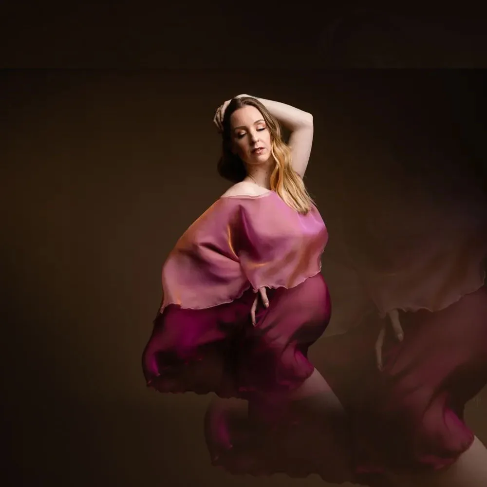 Соблазнительное платье для фотосъемки разных цветов из тюля беременных