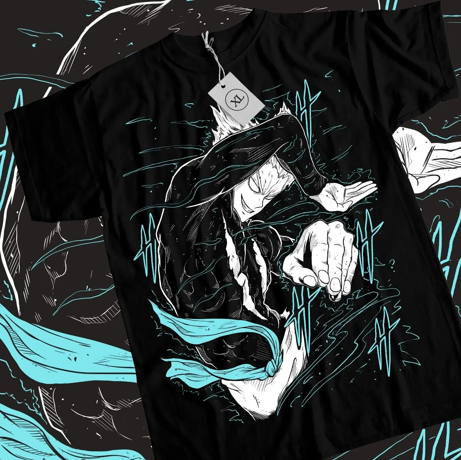 garou t-shirt One Punch Anime Manga złoczyńca Horror zabawna czarna koszula we wszystkich rozmiarach