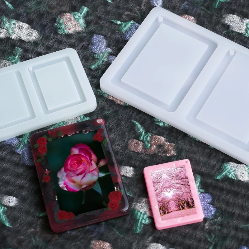 Силиконовая форма для фоторамки Зыбучий песок прямоугольная подвески литья из