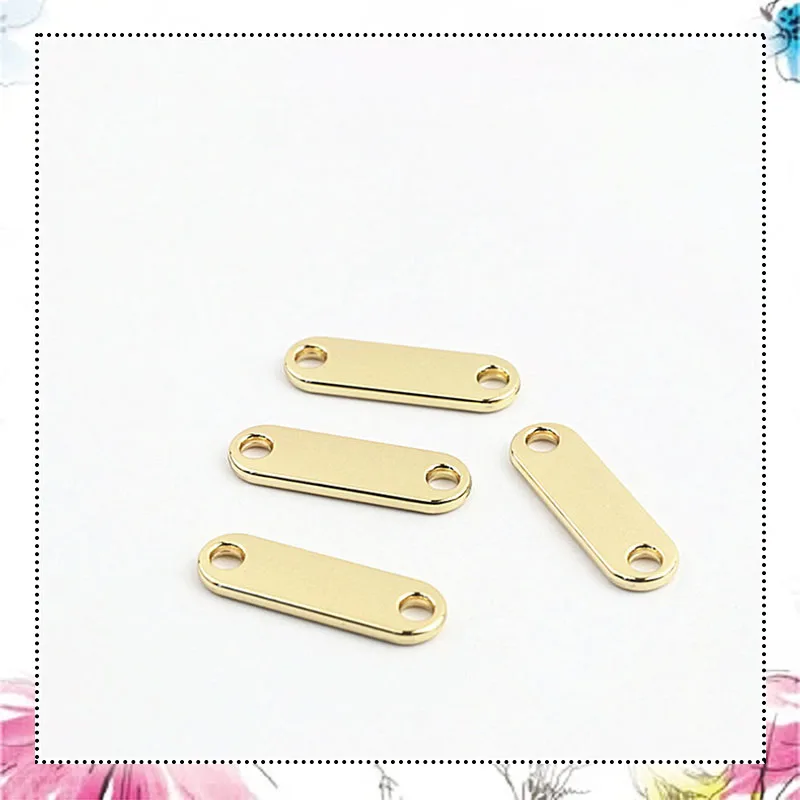 

30 шт. 10x32 мм, ярлыки для сумок, ярлык ручной работы, Ранняя застежка для кошелька, металлическая пряжка, аксессуары для шитья своими руками