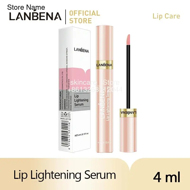 

LANBENA Makeup Lipstick Lip Lightening Serum Cherry Moisturizing Remove Melanin Pink Lips Long Lasting Cosmetics Plumper Tool