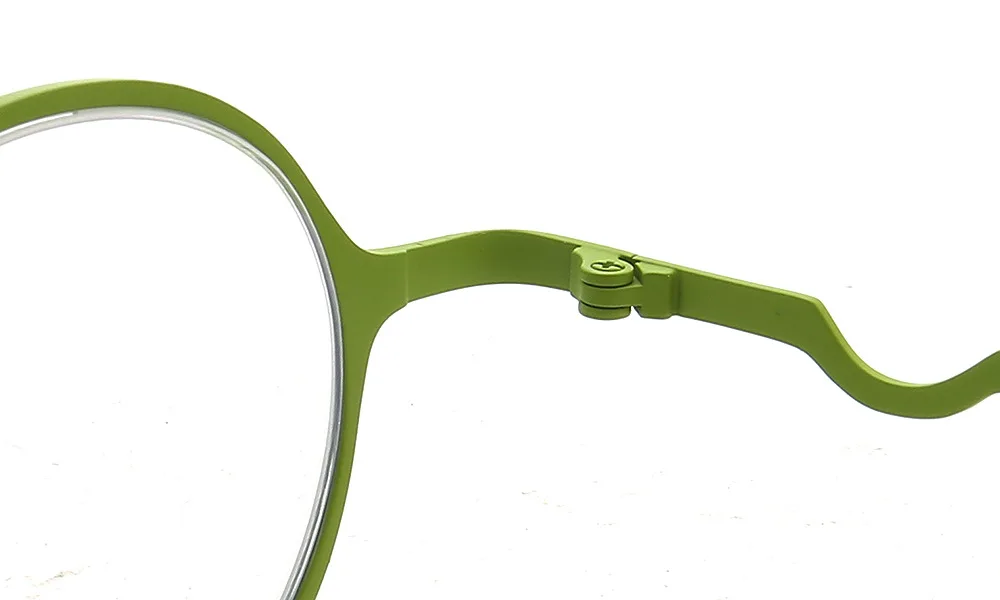 Новинка круглые сверхлегкие очки двойного цвета в итальянском стиле чистые