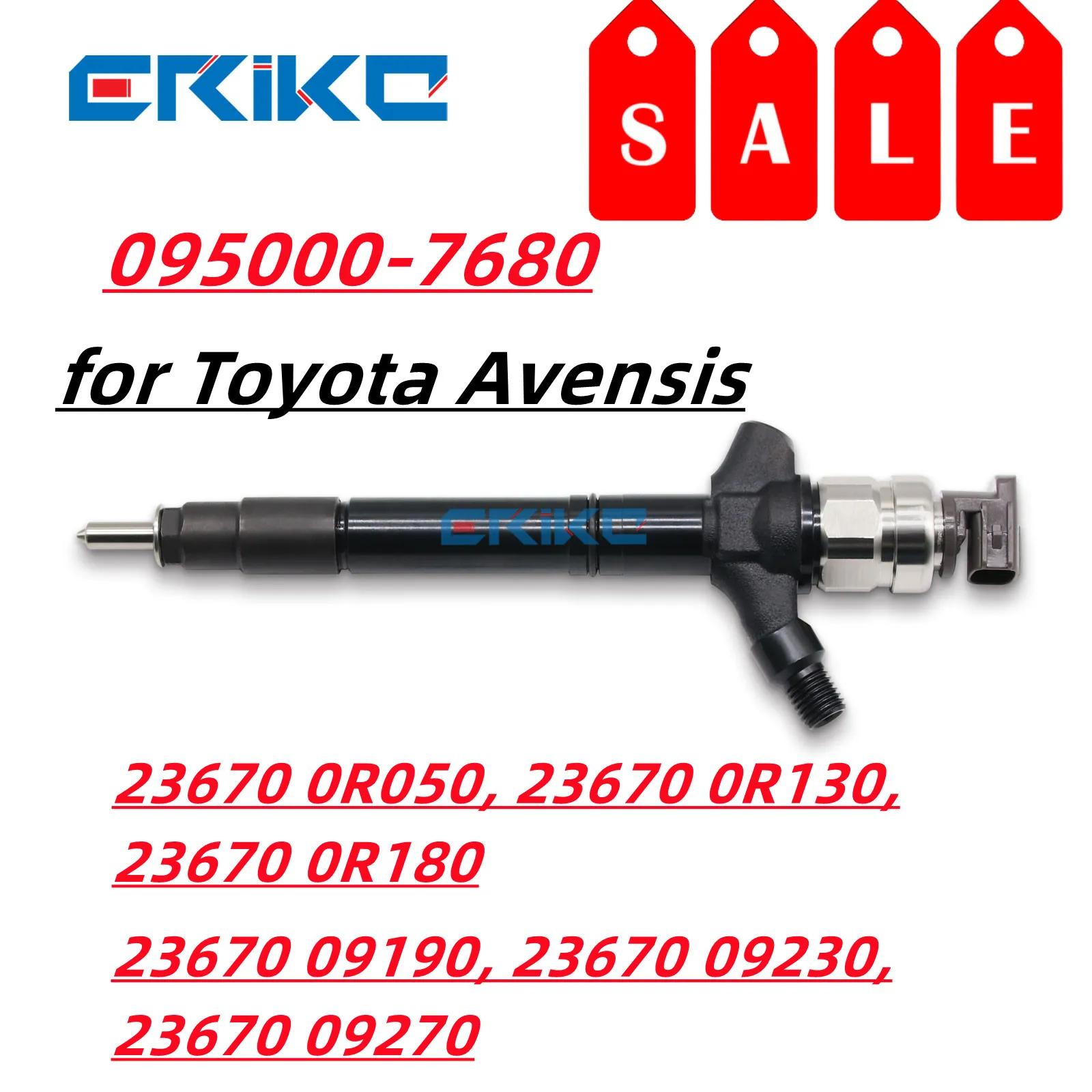 095000 -7680 Форсунка топливной форсунки в сборе -7681 Дизельный инжек для TOYOTA 1AD-FTV 2AD-FTV