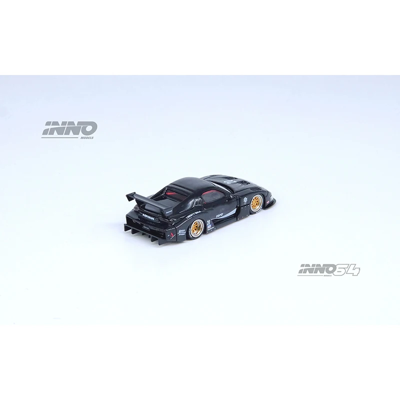 INNO в наличии 1:64 LBWK RX7 FD3S супер силуэт Черный Ноль литая коллекция моделей