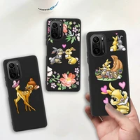 disney cartoon bambi phone case for redmi 9a 8a note 11 10 9 8 8t redmi 9 k20 k30 k40 pro max silicone soft cover