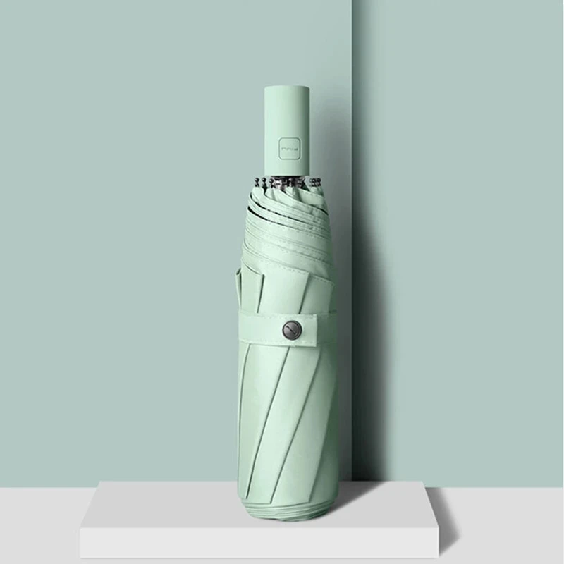 

Автоматический зонт от дождя и солнца, ветрозащитный черный мужской и женский зонт 8 к с защитой от УФ излучения, для подарка любимым