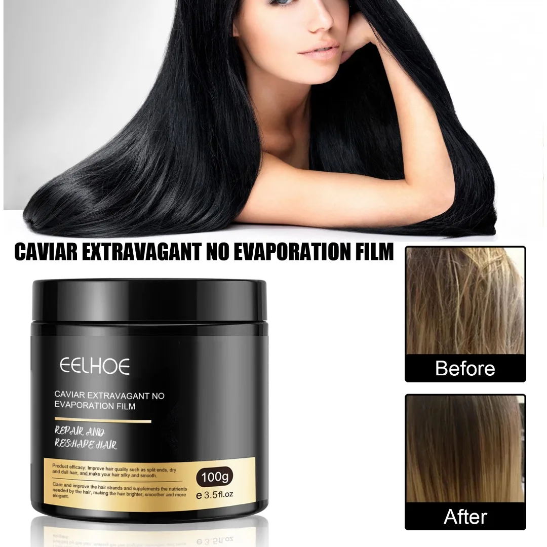 

Caviar Hair Mask Hair Care Fresh Fragrance Non-greasy Nourishing Hydrating Moisturizes Hair Improve Hair Quality Smooth Hair