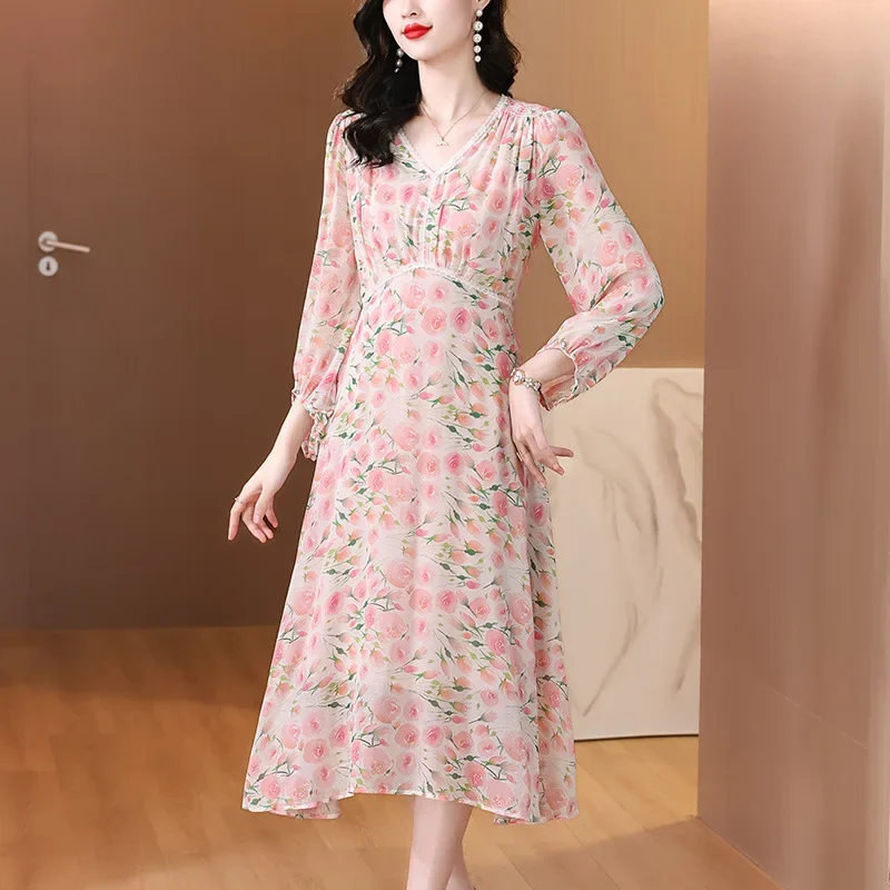 Высококачественное новое летнее элегантное мягкое освежающее платье с