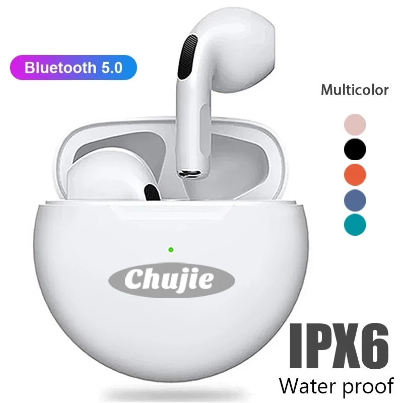 

Беспроводные наушники 2022 Pro 6, Bluetooth-наушники, водонепроницаемые наушники, наушники-вкладыши с шумоподавлением для Xiaomi, Huawei, Iphone, Tws